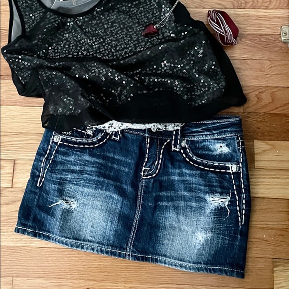 Adorable Miss Me  brand Jean skirt - Picture 5 of 5